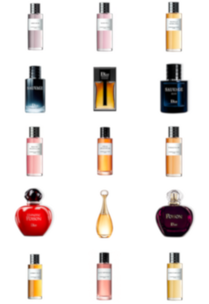 Kolekcia inšpirovaná značkou  Dior 